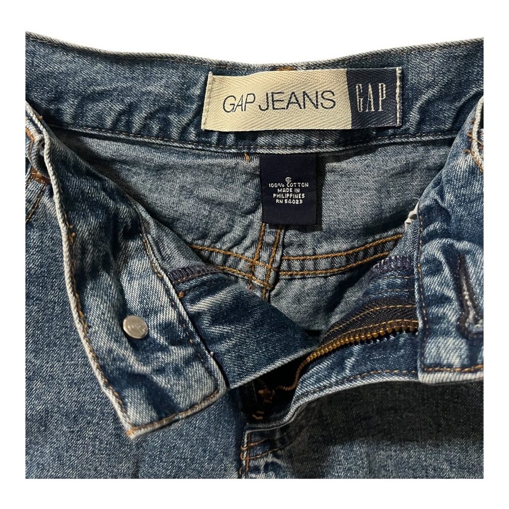 Vintage Gap Shorts Womens 6 Blue Denim Mid Rise Y2K 00s